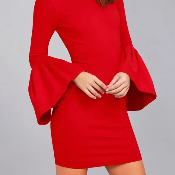 sachin and babi light blue dress Keeping It Sleek Halter Bodycon main image 1